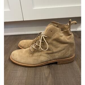 Paul Green Harrison Grain Tan Suede Lace-up Boots